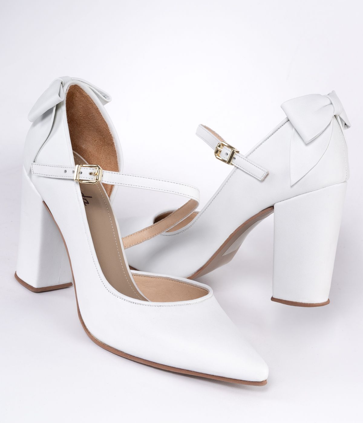 Stiletto Blanco c/ Moño T/8G