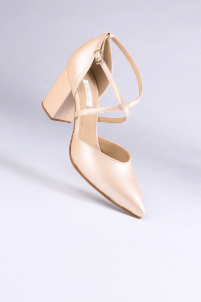Stiletto Perlado Nude