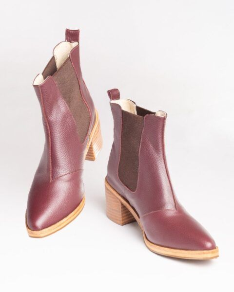 BOTA BORDÓ C/ GOMA