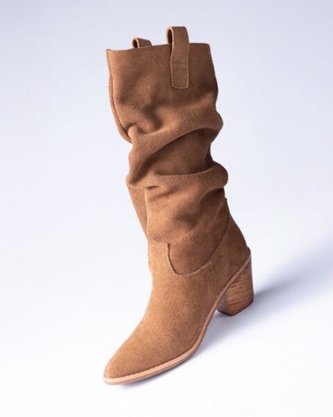 BOTA ARRUGADA CUERO SUELA