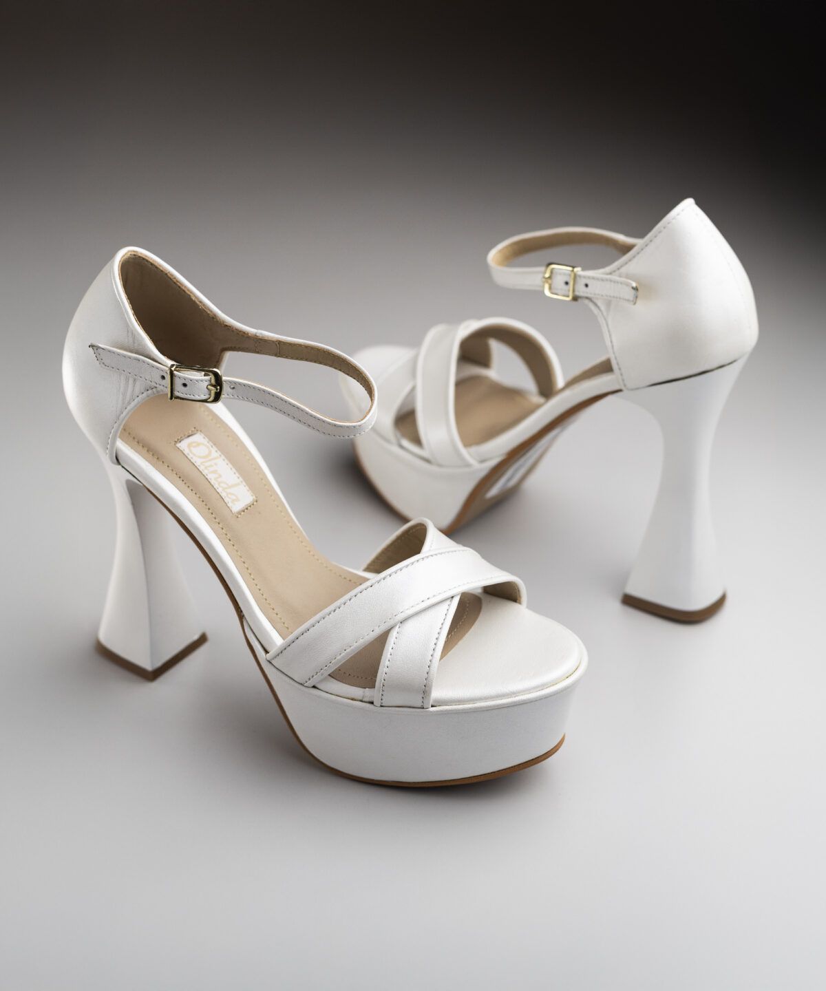 Sandalia Cuero Blanco T/12SG